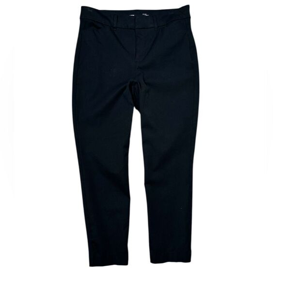 Old Navy Black High Rise Pixie Skinny Chino Dress Pant Size 4 - Picture 4 of 10